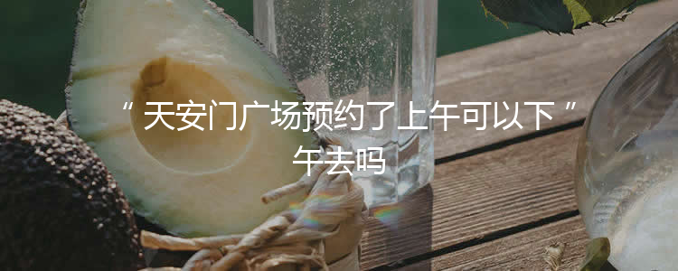 天安门广场预约了上午可以下午去吗