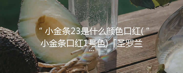 小金条23是什么颜色口红(小金条口红1号色)「圣罗兰口红小金条9号色是什么颜色」