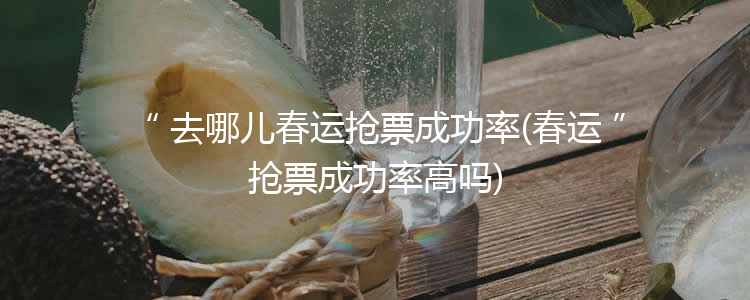 去哪儿春运抢票成功率(春运抢票成功率高吗)