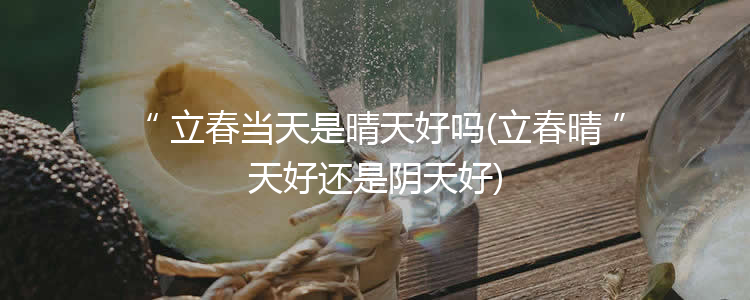 立春当天是晴天好吗(立春晴天好还是阴天好)