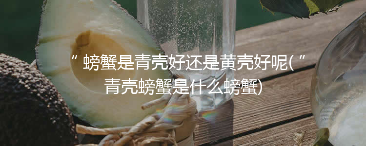 螃蟹是青壳好还是黄壳好呢(青壳螃蟹是什么螃蟹)