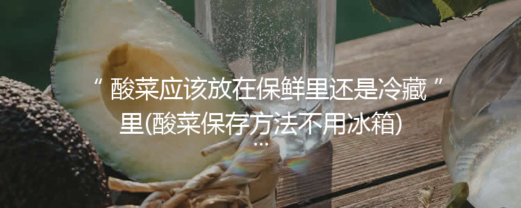 酸菜应该放在保鲜里还是冷藏里(酸菜保存方法不用冰箱)